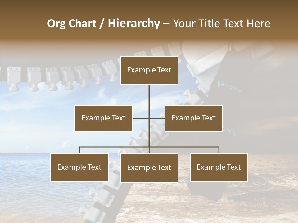 Winter Peaceful Metaphor PowerPoint Template