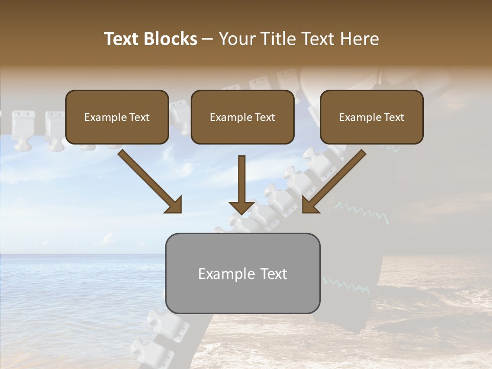 Winter Peaceful Metaphor PowerPoint Template