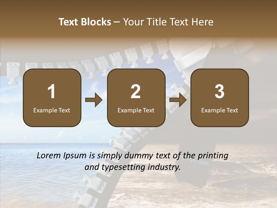 Winter Peaceful Metaphor PowerPoint Template