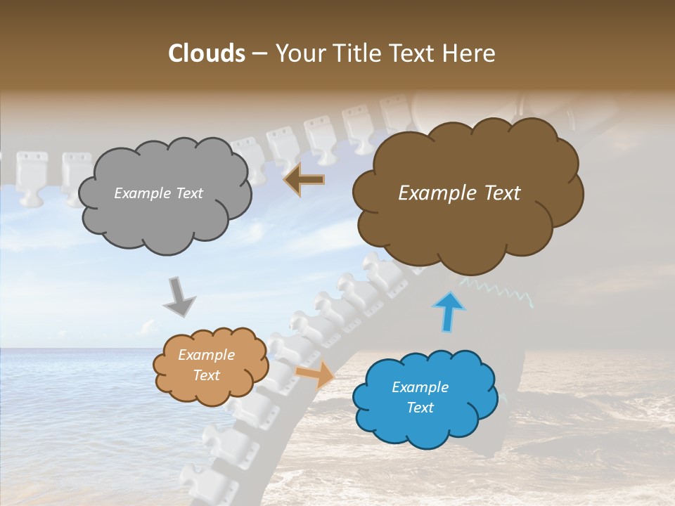 Winter Peaceful Metaphor PowerPoint Template