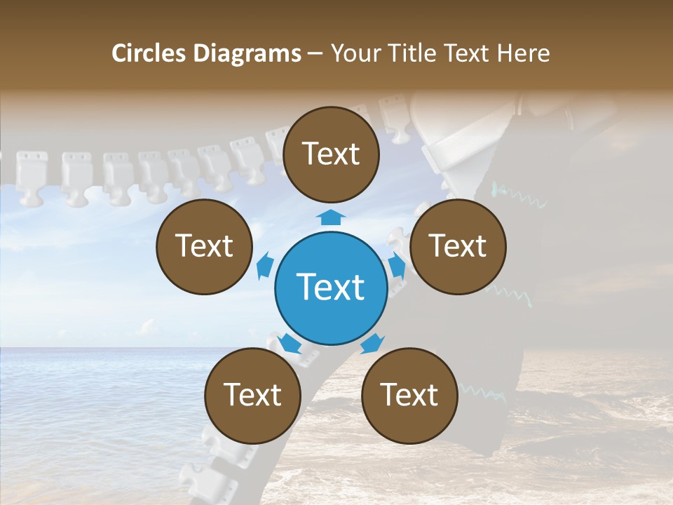 Winter Peaceful Metaphor PowerPoint Template