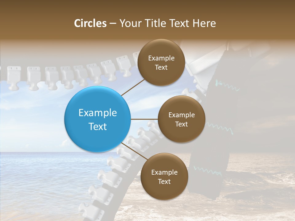Winter Peaceful Metaphor PowerPoint Template