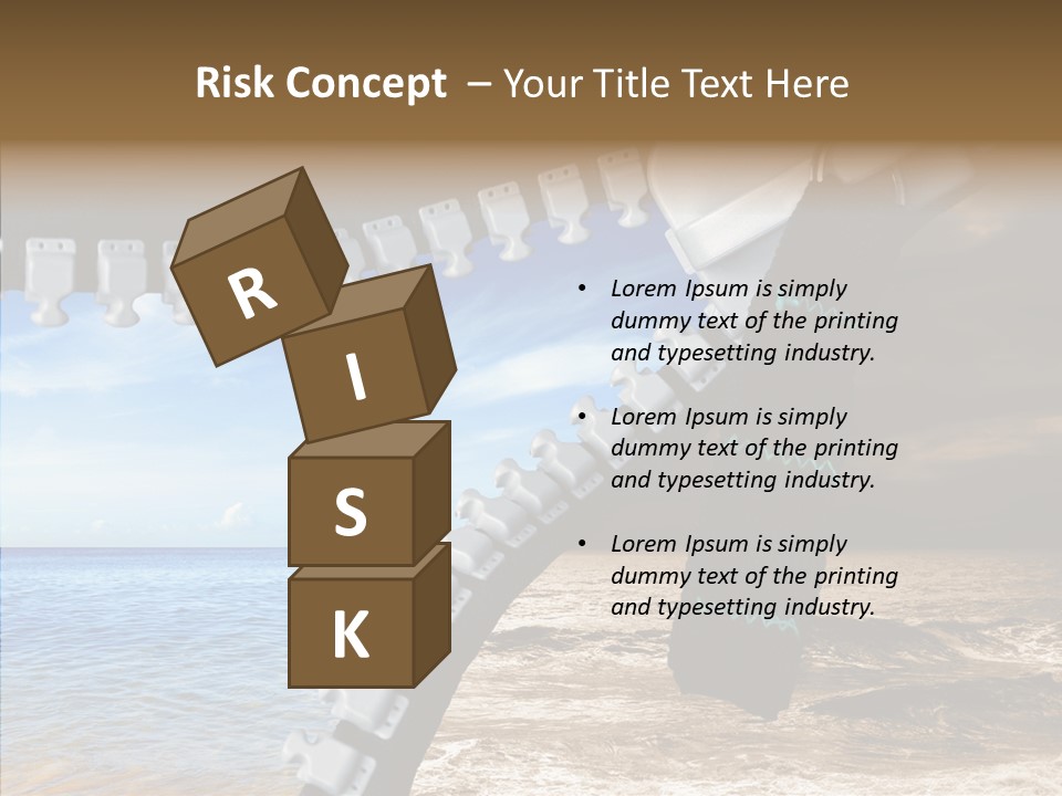 Winter Peaceful Metaphor PowerPoint Template