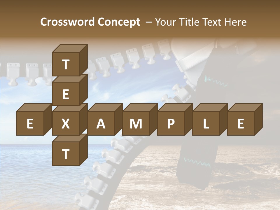Winter Peaceful Metaphor PowerPoint Template