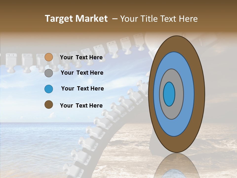 Winter Peaceful Metaphor PowerPoint Template