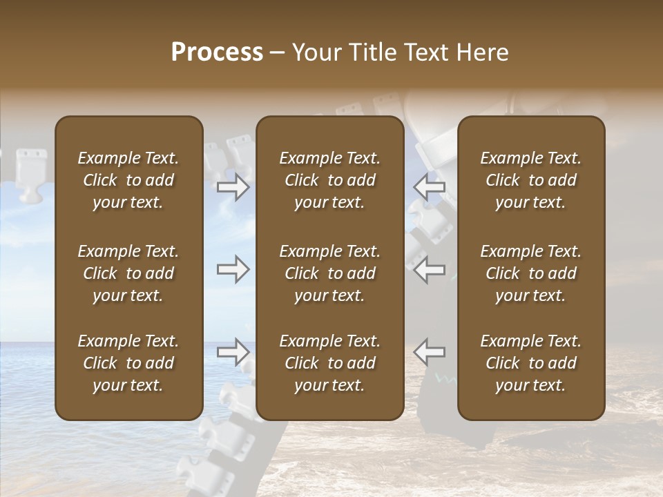 Winter Peaceful Metaphor PowerPoint Template