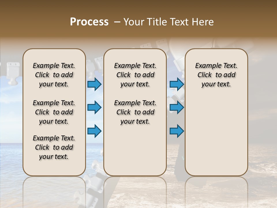 Winter Peaceful Metaphor PowerPoint Template