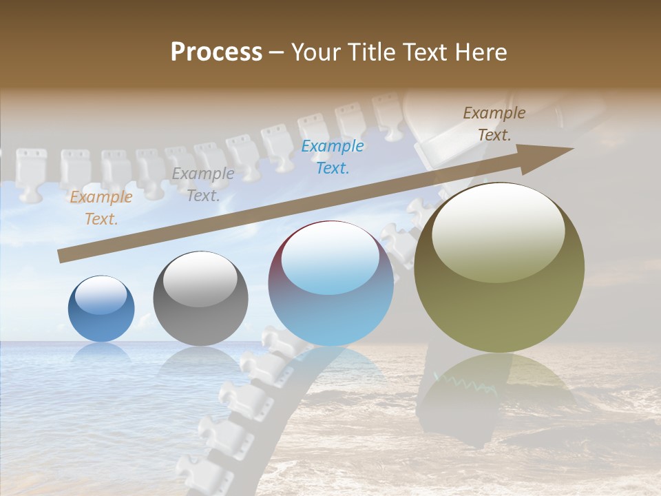 Winter Peaceful Metaphor PowerPoint Template