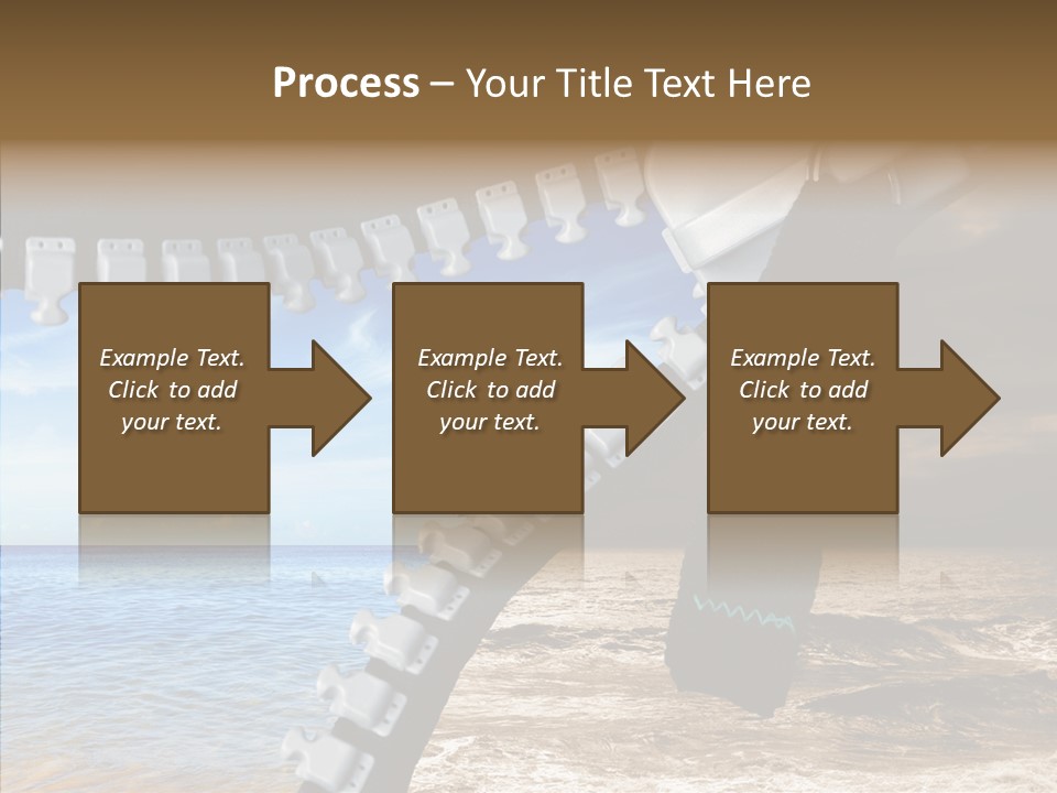 Winter Peaceful Metaphor PowerPoint Template