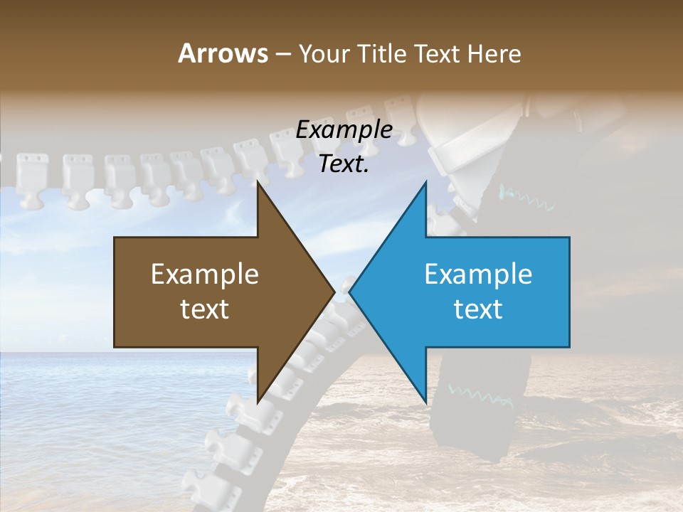 Winter Peaceful Metaphor PowerPoint Template