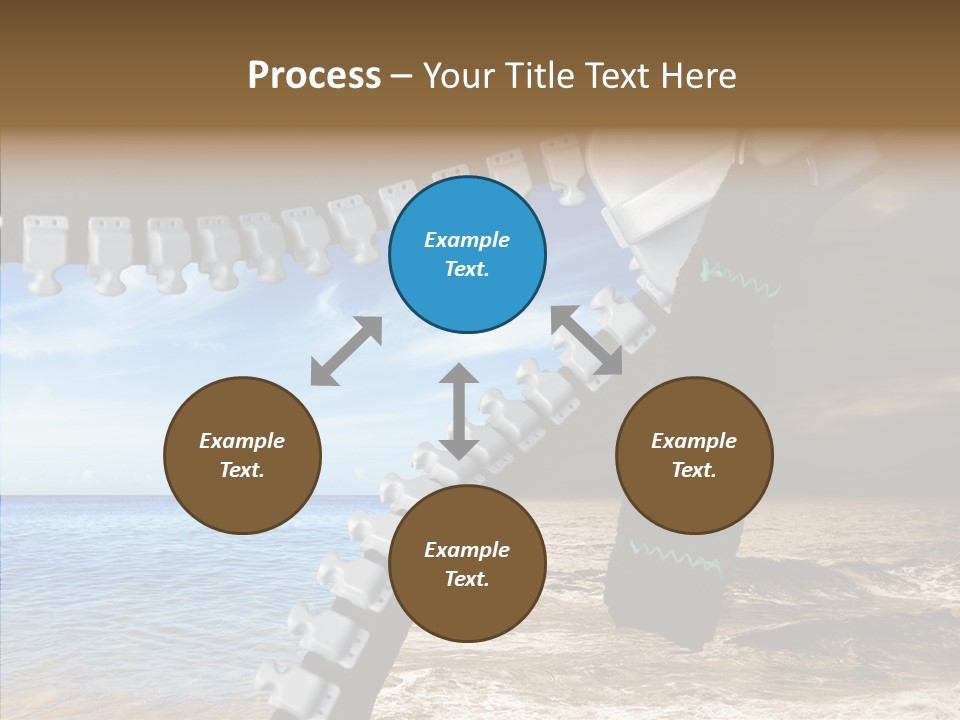 Winter Peaceful Metaphor PowerPoint Template