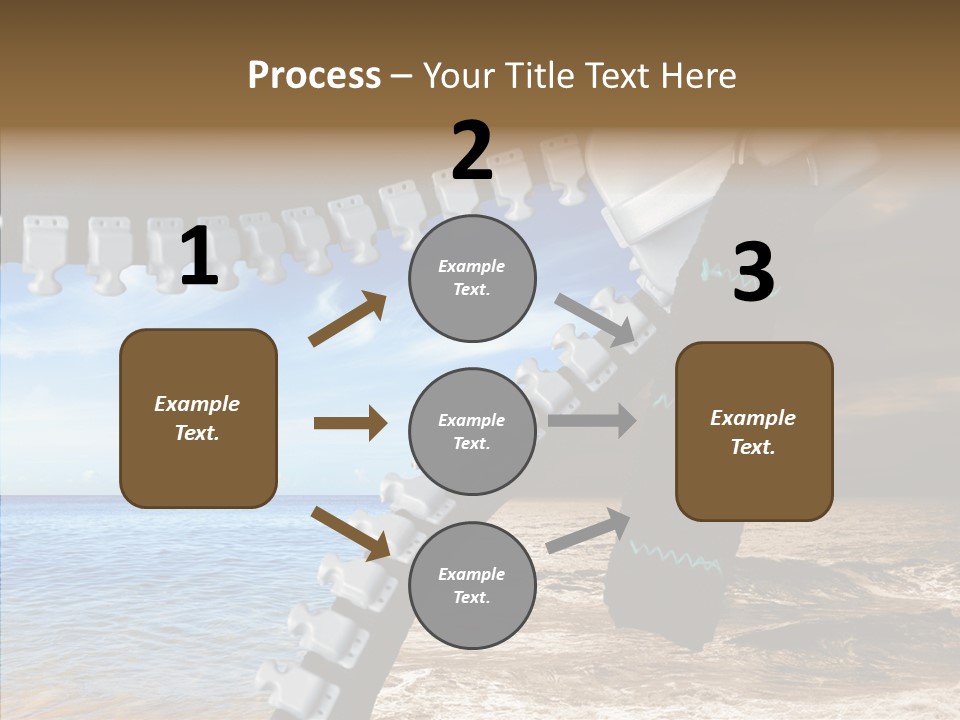 Winter Peaceful Metaphor PowerPoint Template