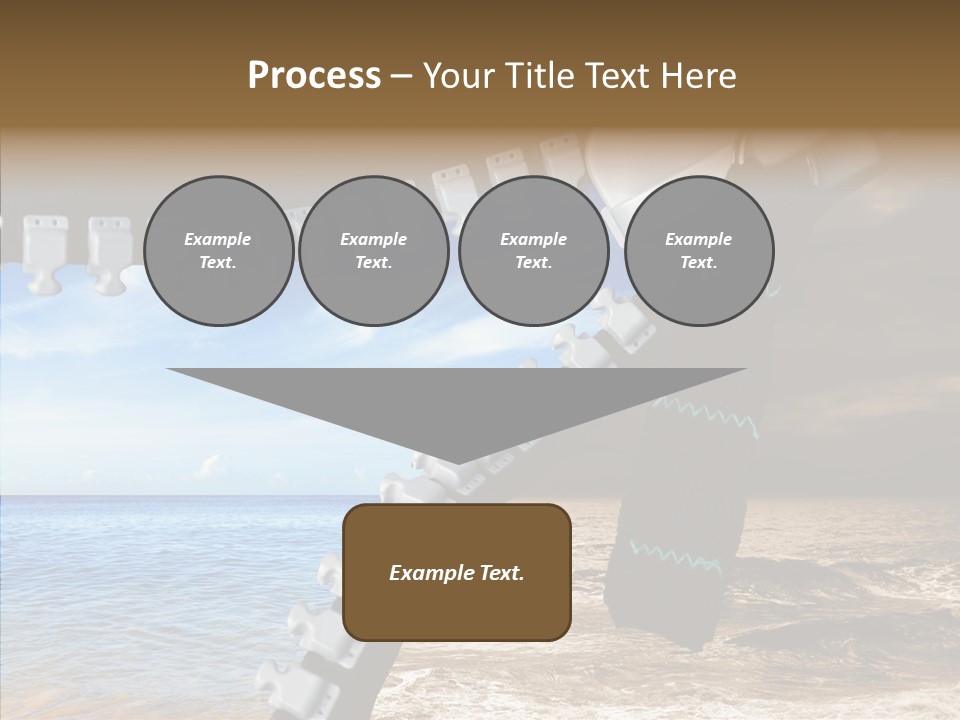 Winter Peaceful Metaphor PowerPoint Template