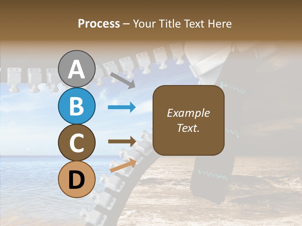 Winter Peaceful Metaphor PowerPoint Template