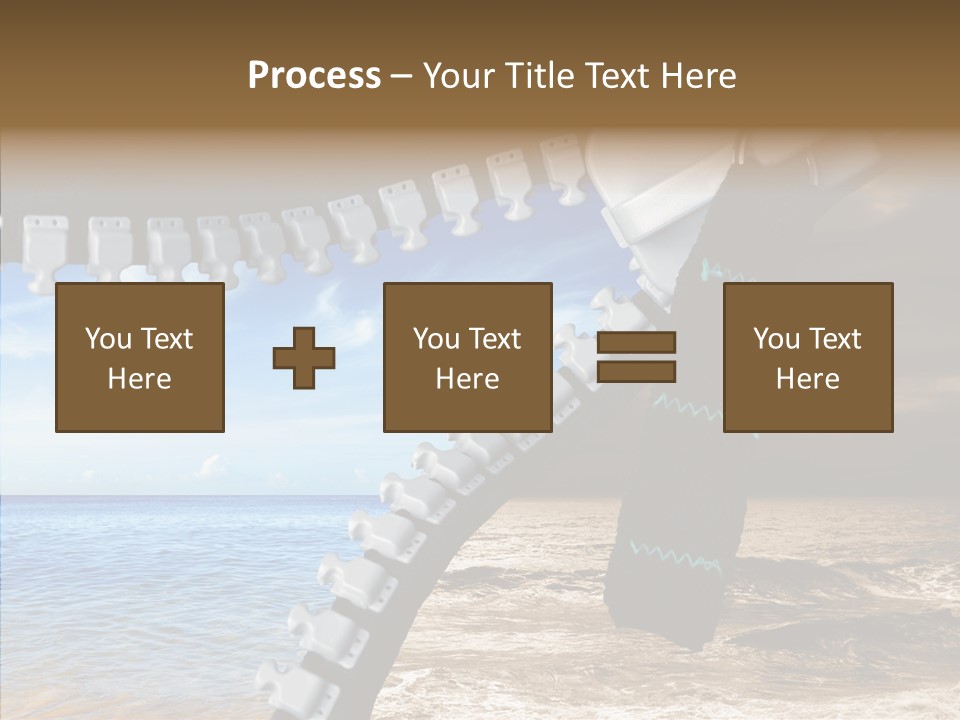 Winter Peaceful Metaphor PowerPoint Template