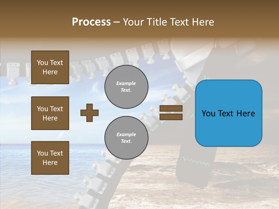 Winter Peaceful Metaphor PowerPoint Template
