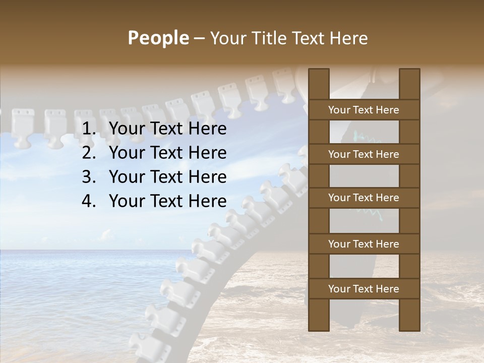 Winter Peaceful Metaphor PowerPoint Template