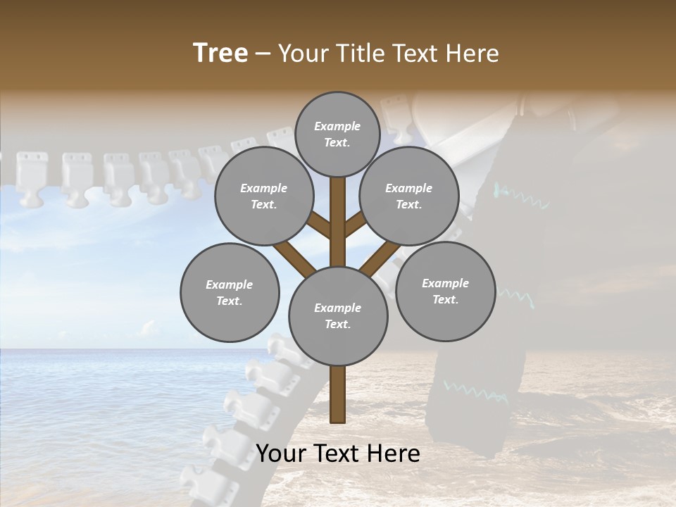 Winter Peaceful Metaphor PowerPoint Template