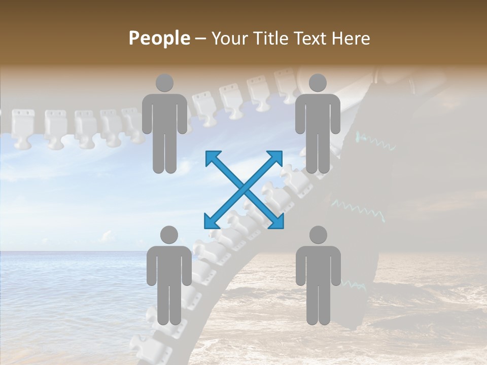 Winter Peaceful Metaphor PowerPoint Template