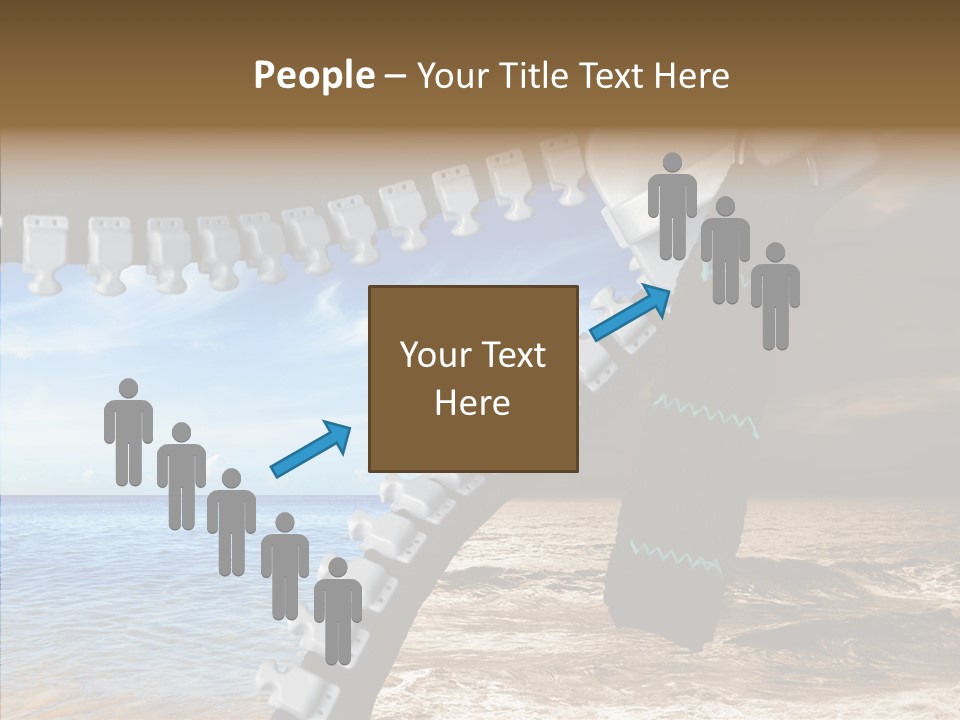 Winter Peaceful Metaphor PowerPoint Template