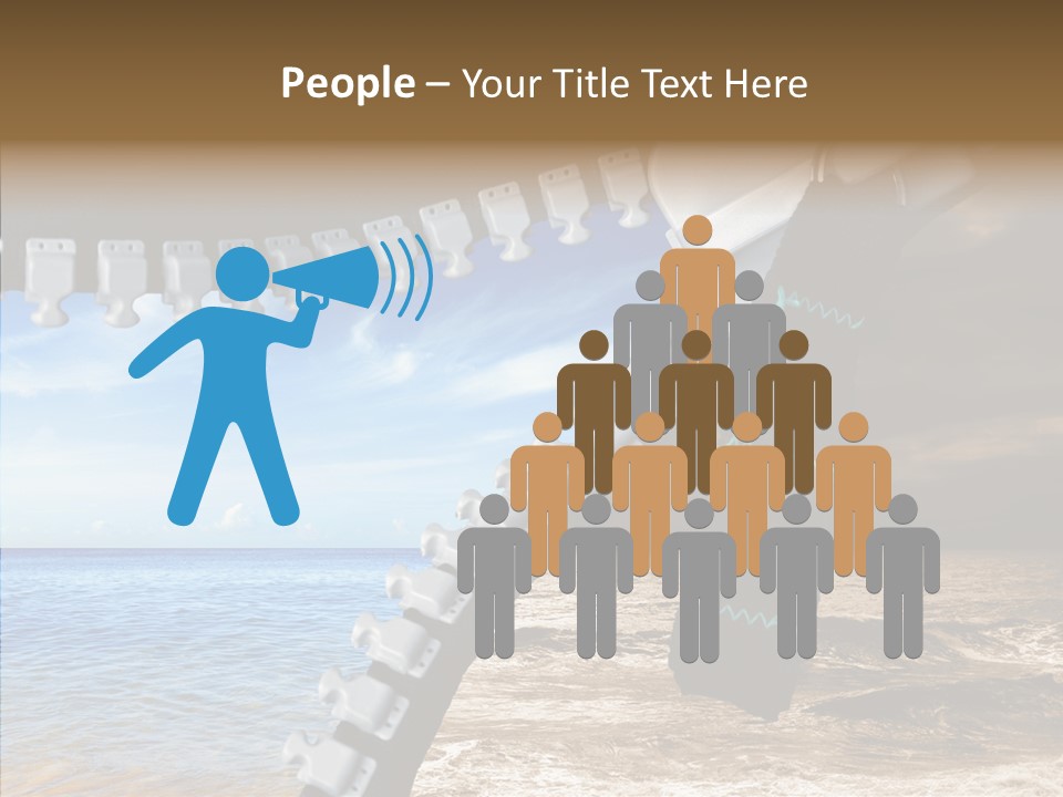 Winter Peaceful Metaphor PowerPoint Template