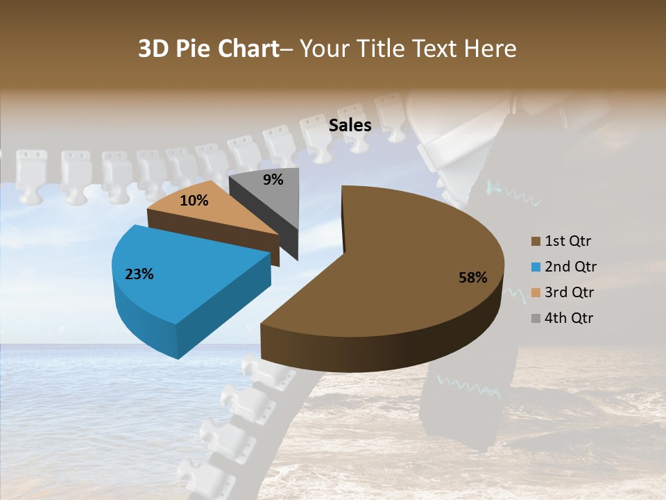 Winter Peaceful Metaphor PowerPoint Template