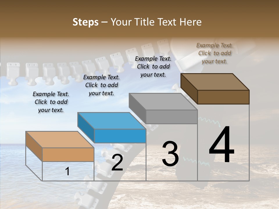 Winter Peaceful Metaphor PowerPoint Template