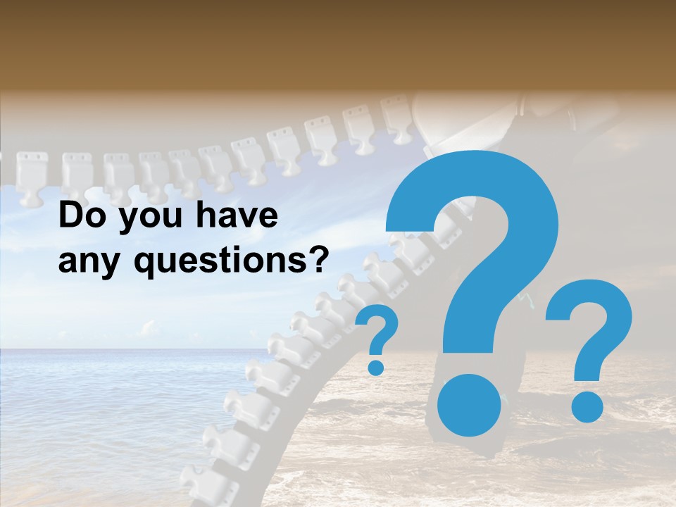 Winter Peaceful Metaphor PowerPoint Template