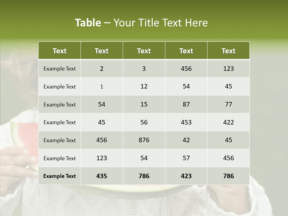 Diet Healthy Red PowerPoint Template