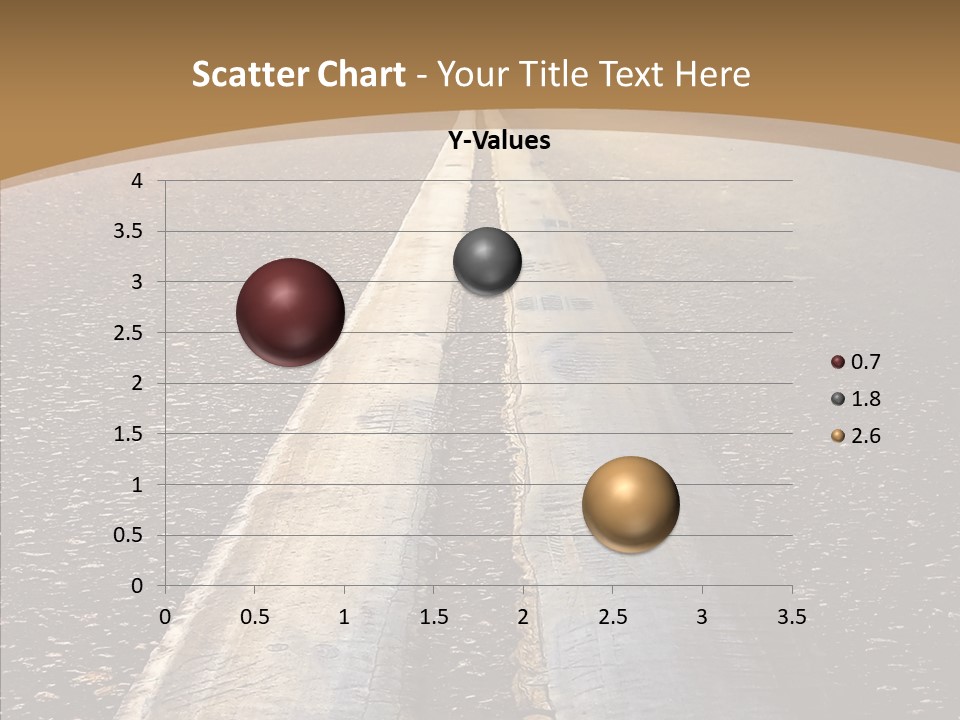 Image Asphalt Yellow PowerPoint Template