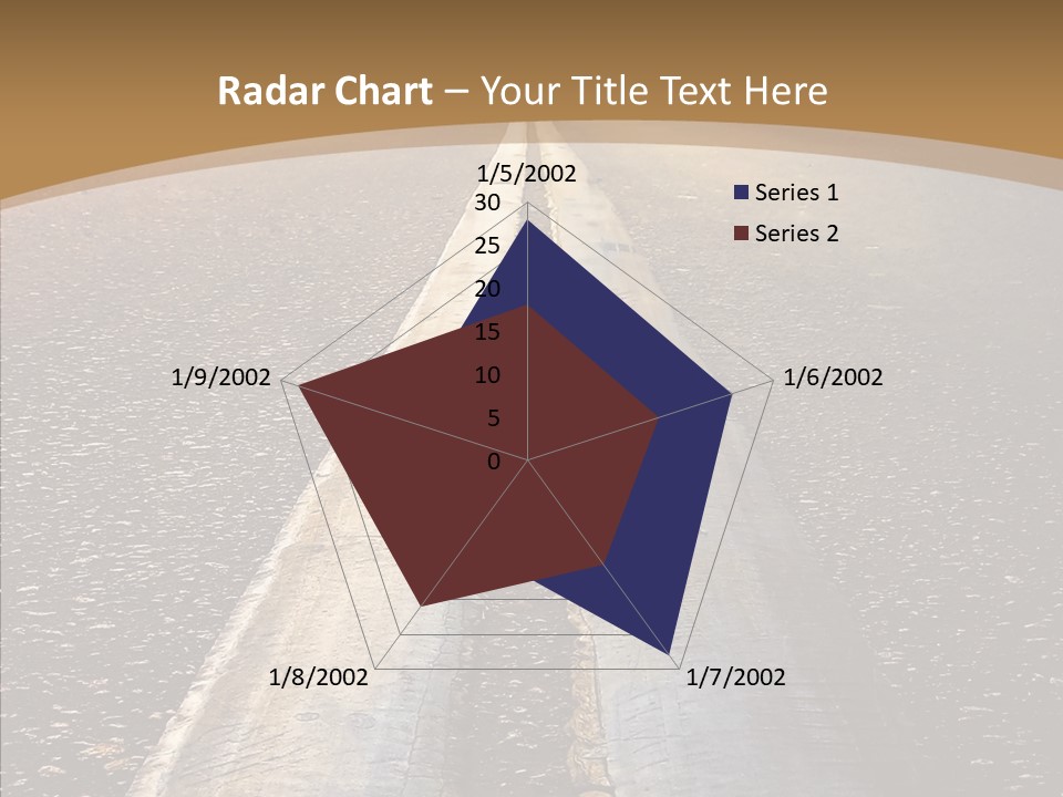 Image Asphalt Yellow PowerPoint Template