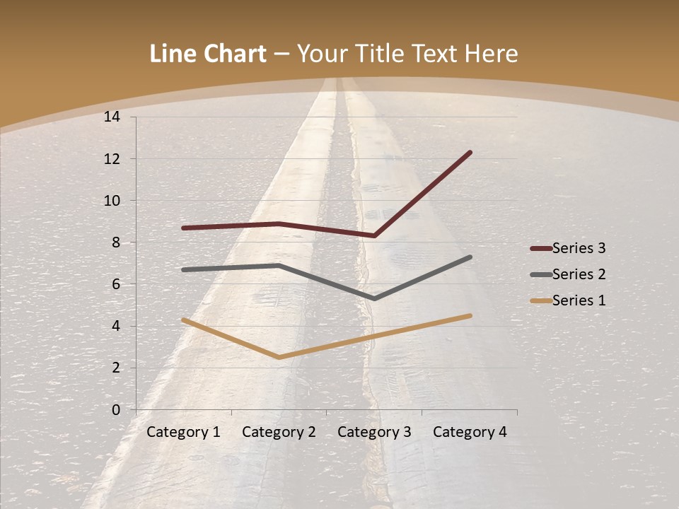 Image Asphalt Yellow PowerPoint Template