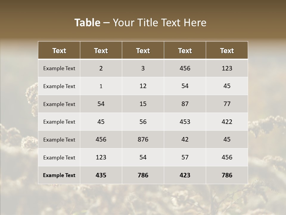 Grass Day Shadow PowerPoint Template