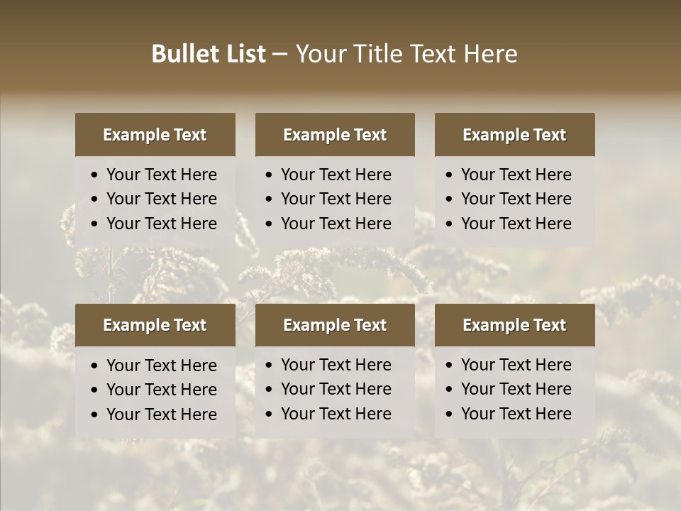 Grass Day Shadow PowerPoint Template