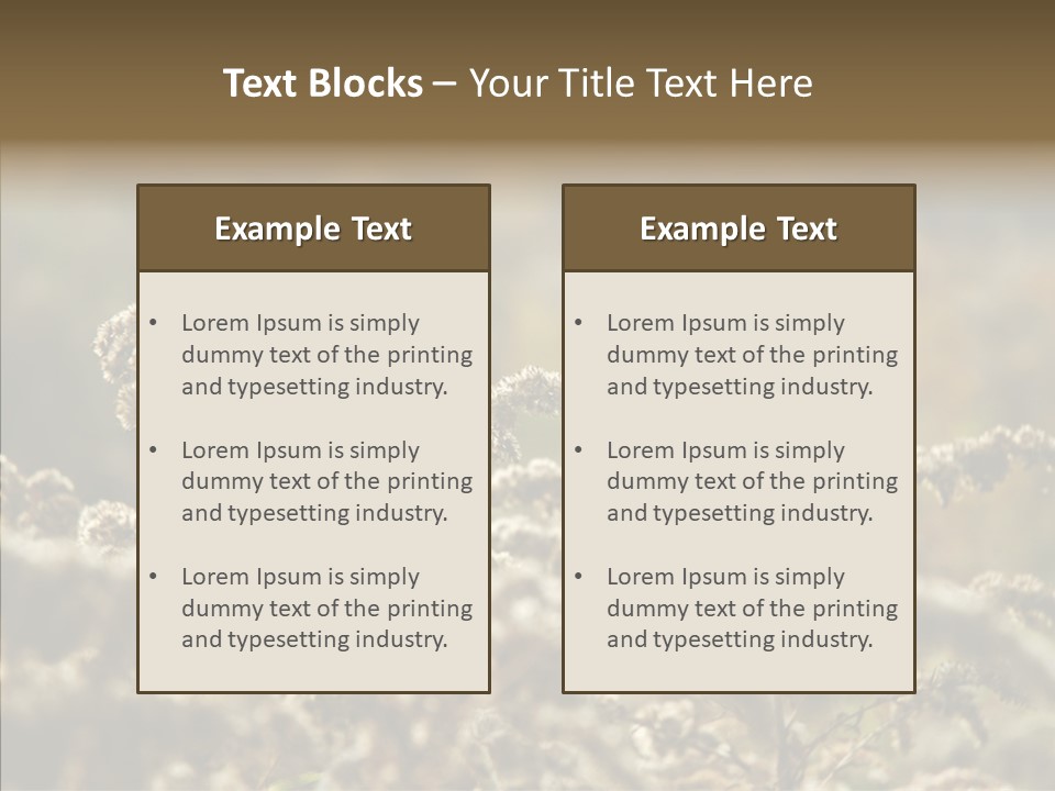 Grass Day Shadow PowerPoint Template