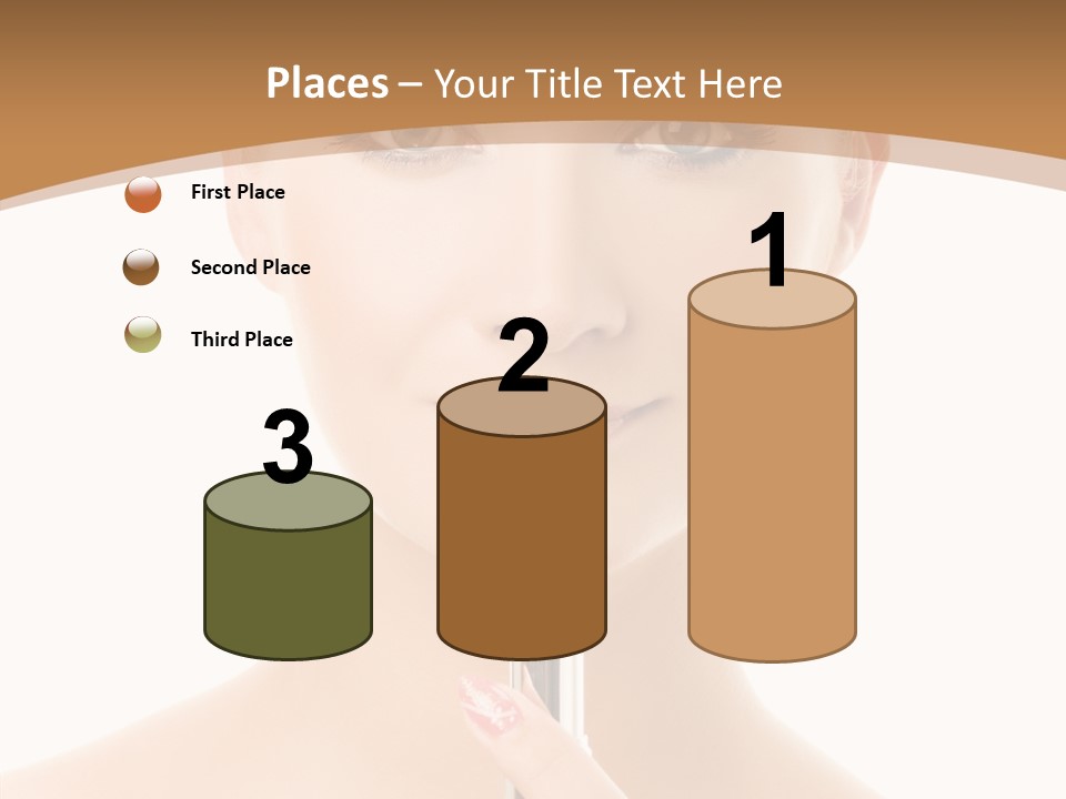 Model Shoulders Skincare PowerPoint Template