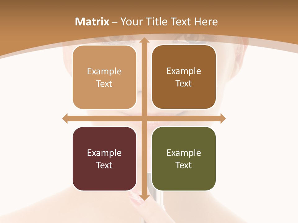 Model Shoulders Skincare PowerPoint Template