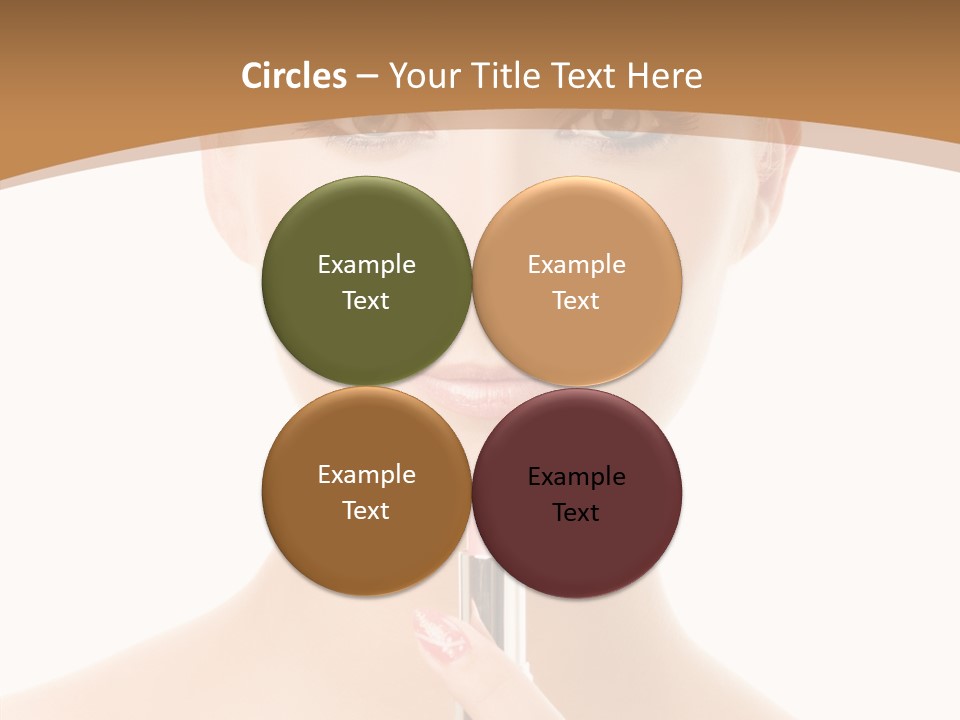 Model Shoulders Skincare PowerPoint Template