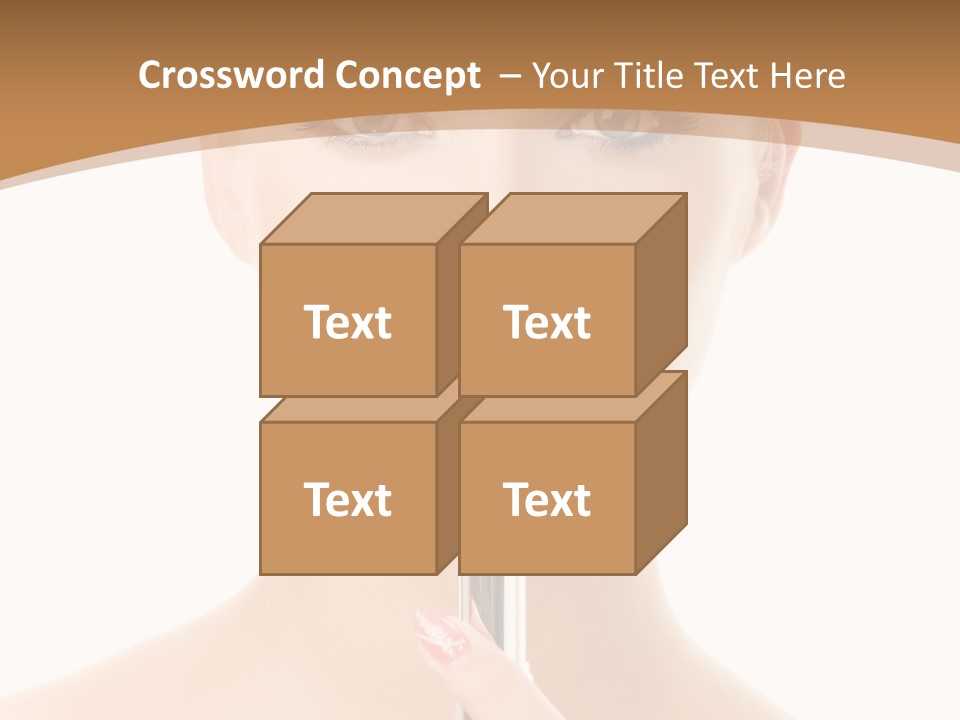 Model Shoulders Skincare PowerPoint Template