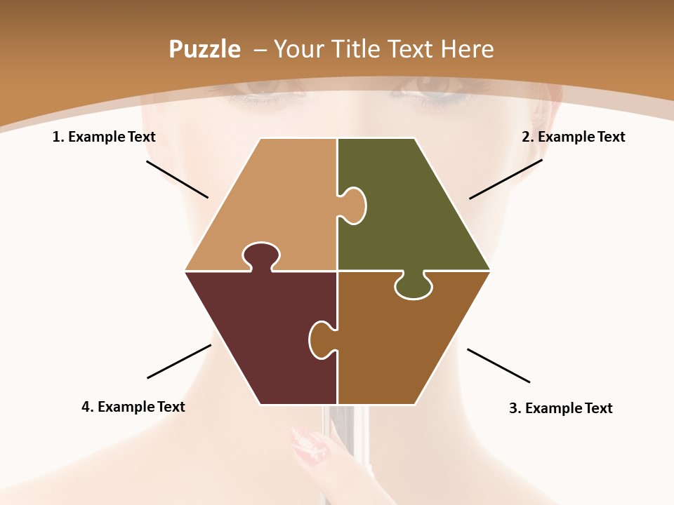 Model Shoulders Skincare PowerPoint Template