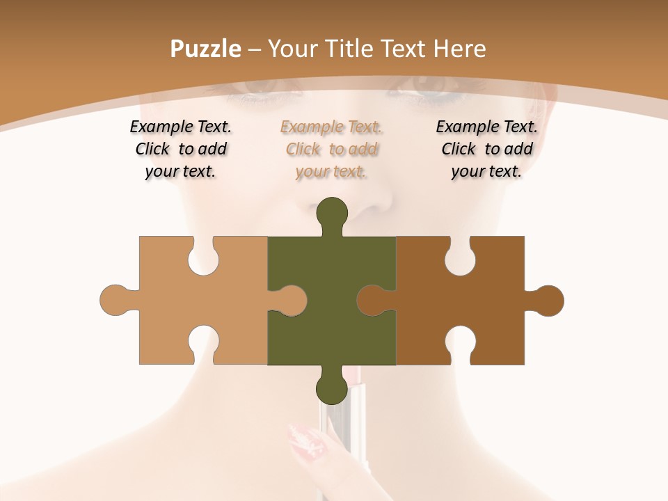 Model Shoulders Skincare PowerPoint Template