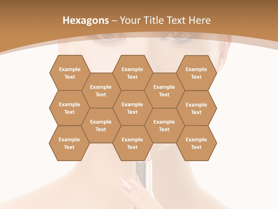 Model Shoulders Skincare PowerPoint Template