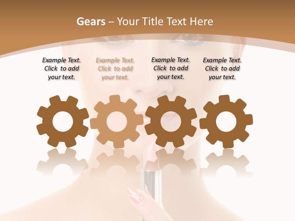 Model Shoulders Skincare PowerPoint Template