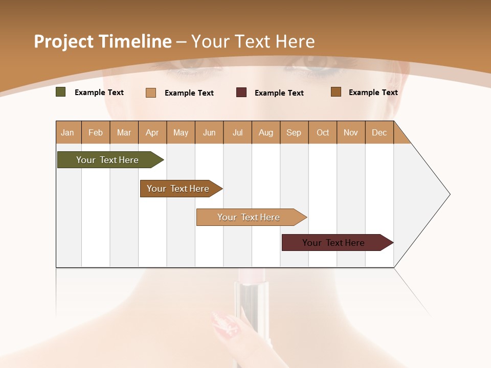 Model Shoulders Skincare PowerPoint Template