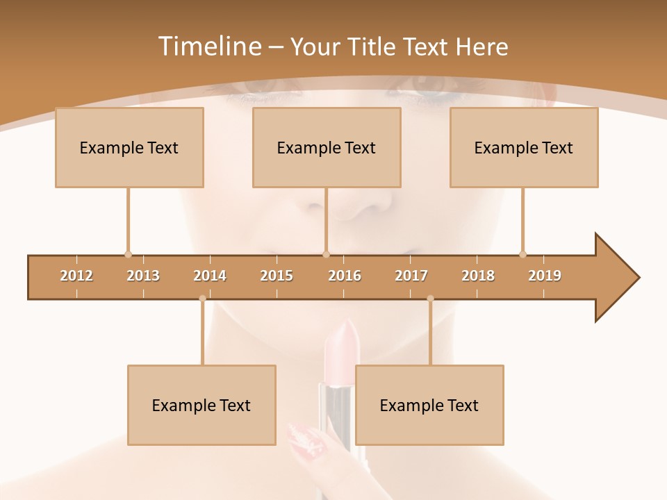 Model Shoulders Skincare PowerPoint Template