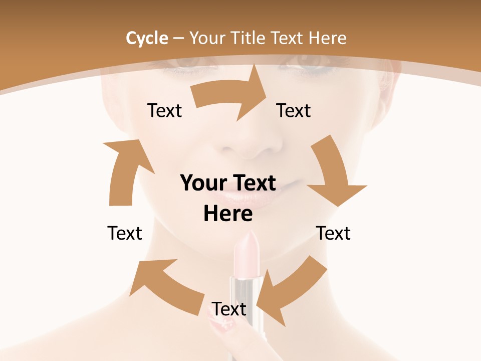Model Shoulders Skincare PowerPoint Template