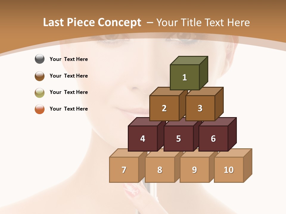 Model Shoulders Skincare PowerPoint Template