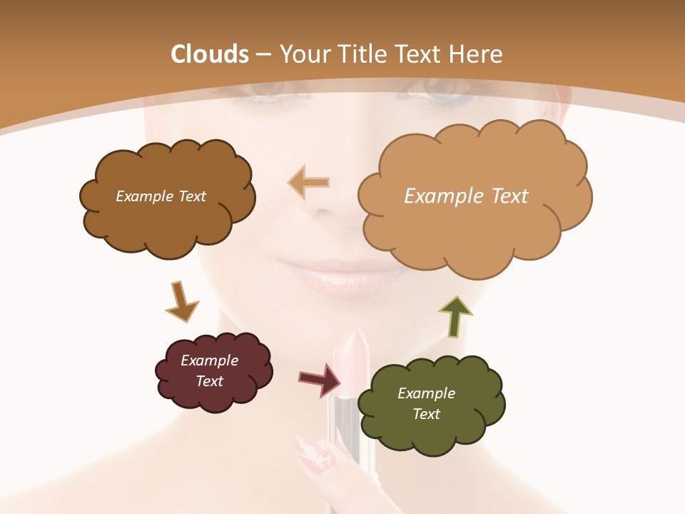 Model Shoulders Skincare PowerPoint Template