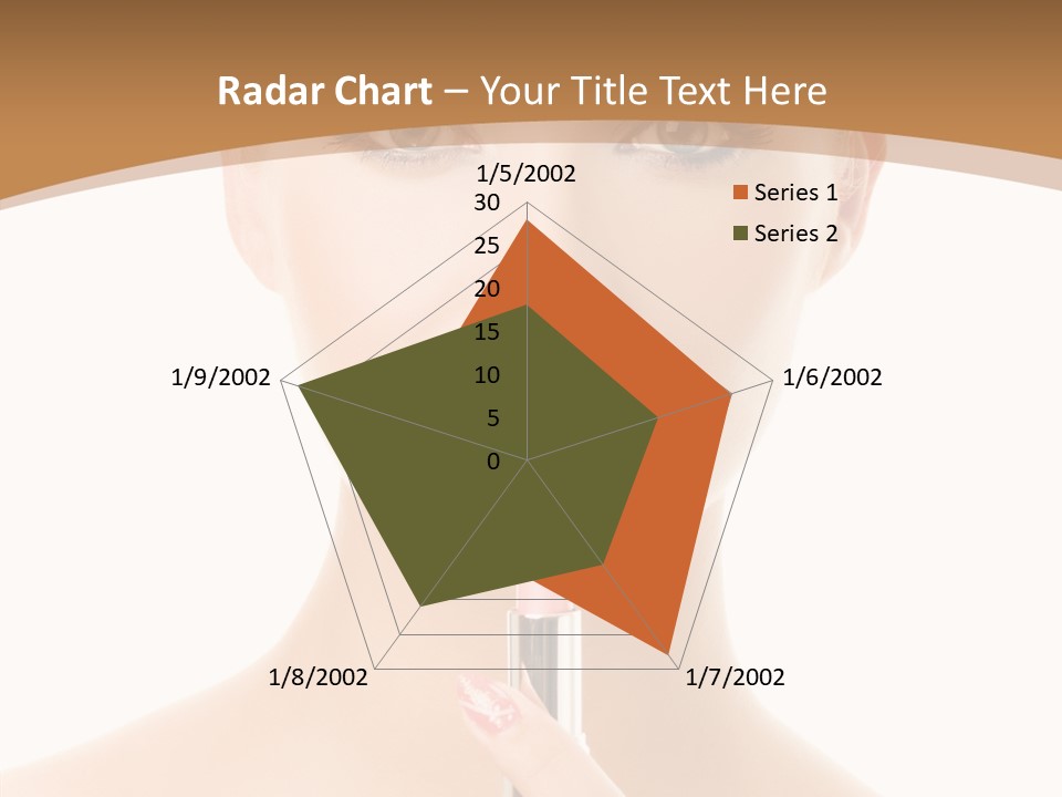 Model Shoulders Skincare PowerPoint Template