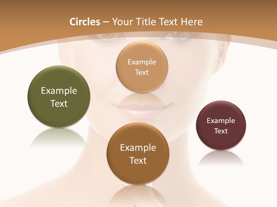 Model Shoulders Skincare PowerPoint Template